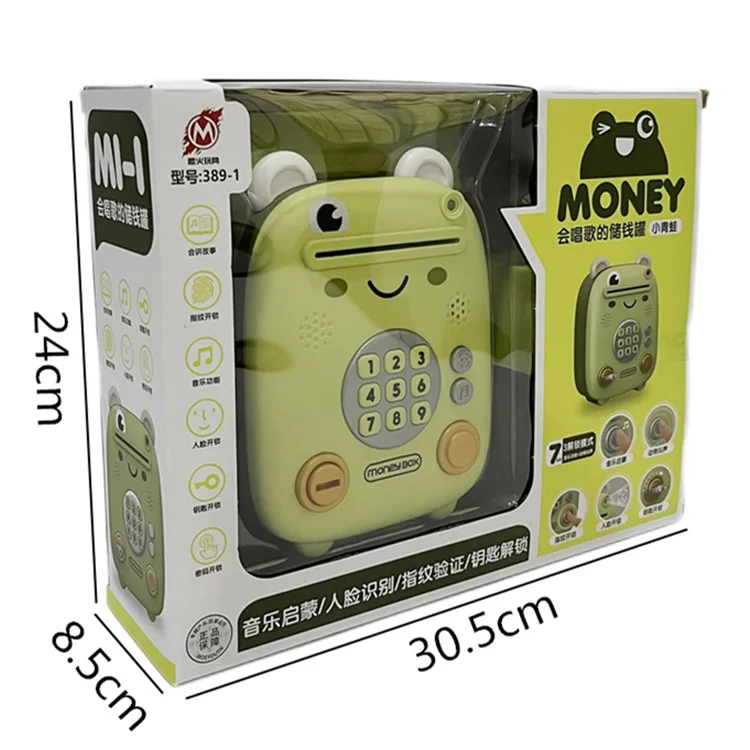 Children's Toy Simulation Piggy Bank Playing House Lighting Music Box Gift