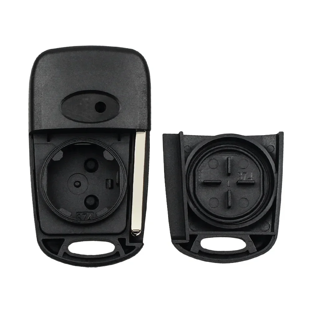 KEYYOU-funda de llave de coche remota plegable, 3 botones, para Hyundai I20, I30, IX35, I35, Accent, Kia, Picanto, Sportage, K5