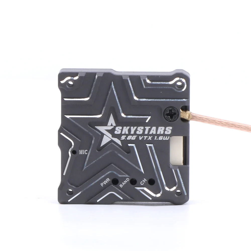 Skystars JUPITER 5.8G 1.6W VTX with 25.5x25.5mm Mounting Holes / Analog Image Transmission for FPV Long Range Racing Drone