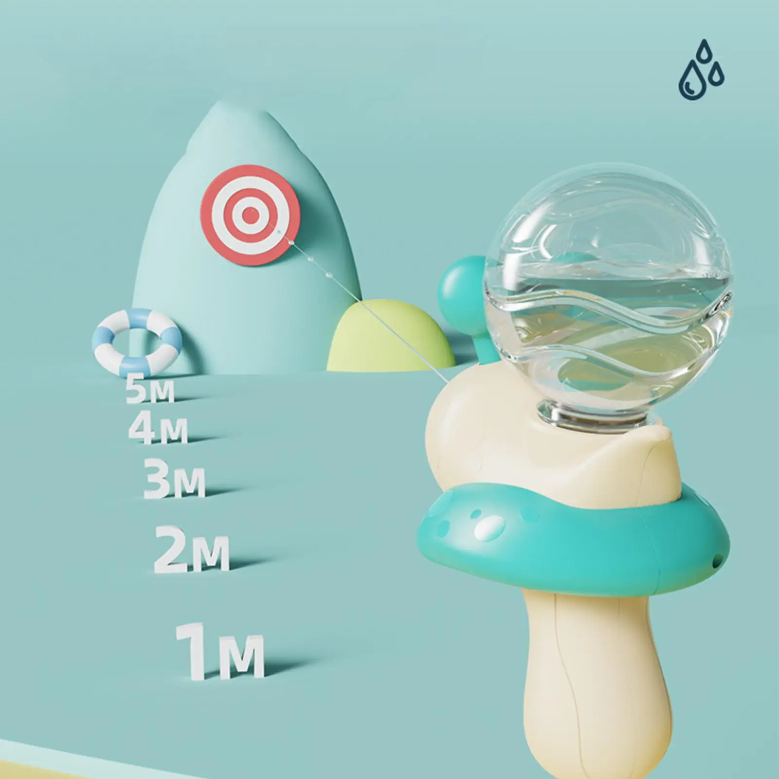Juguete eléctrico con forma de caracol para niños, aspersor de gran capacidad para exteriores, patio trasero, playa, piscina, diversión con juegos acuáticos de verano