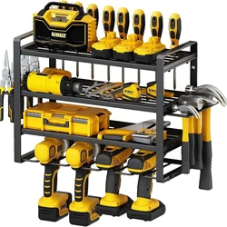 Hot-selling storage rack Electric drill storage rack Tool storage box Garage tool Wall-mounted electric drill