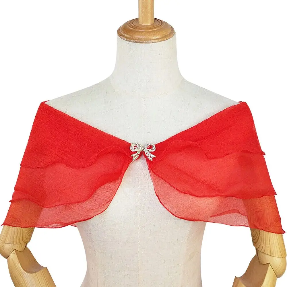 

Аксессуары для вечеринки, свадебное платье, свадебная кружевная шаль, накидка на плечо, шифоновая шаль, вечернее платье