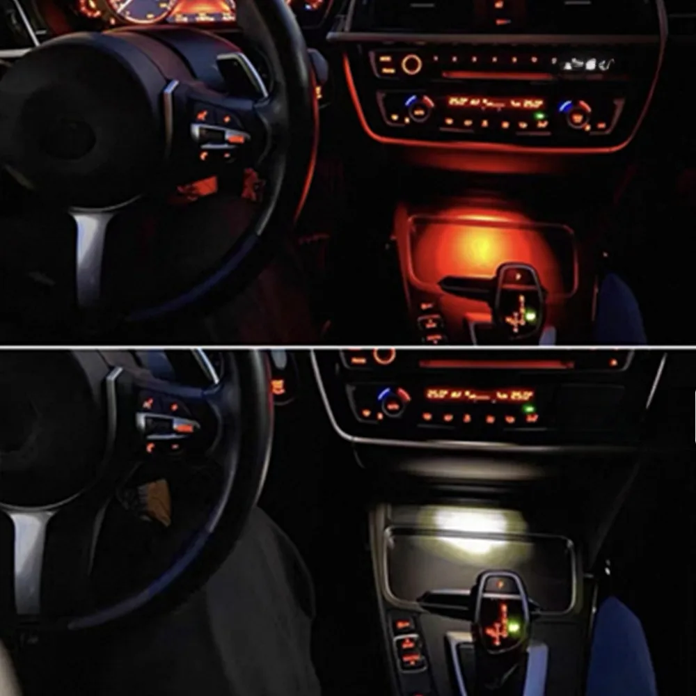 

Подсветка подстаканника для BMW F20 F21 F22 F23 F30 F31 F32 F33, комплект подсветки центральной консоли для BMW 1, 2, 3, 4 серий