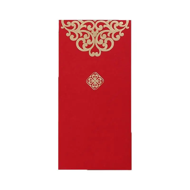 Pcsset 2019 New Year Wedding Red Envelope Chinese Spring Festival Gold Printing Red Pocket To Fill In Money