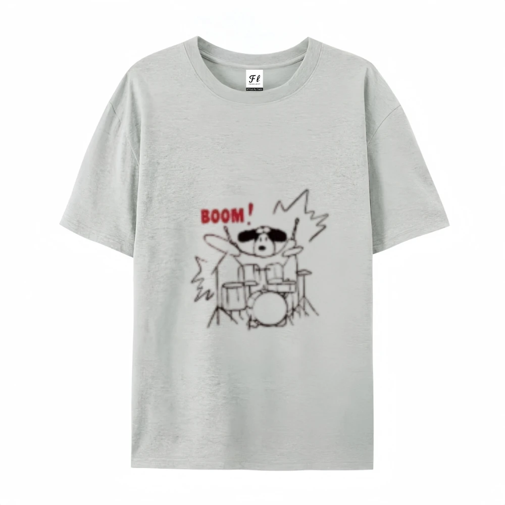 Harajuku Y2K 2000s Cotone Maniche corte Fusione di elementi retrò Y2K Cotone traspirante Personalità Tendenza Stile di moda di nicchia