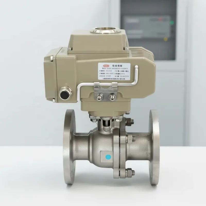 C800 SS304 SS316 Carbon Steel Stainless Steel 2 Inch 3 Inch 2/2 Electric Ball Valve with 4 20ma Electric Actuators