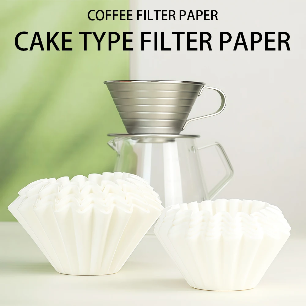 Hand Brewed Coffee Cake Cup Filter Paper Even Extraction Coffee Flavor Restoration Essential Brewing Tool for Coffee Enthusiasts