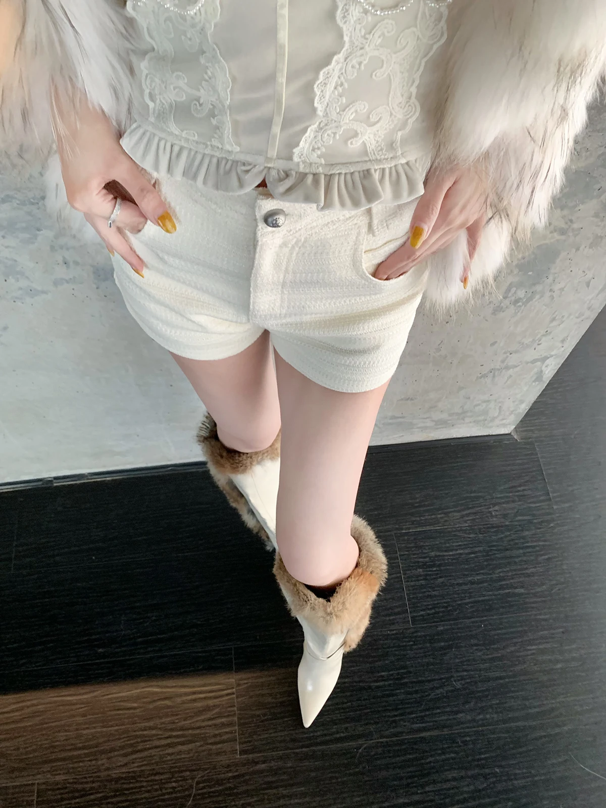 

Slimming ort Pants Faionable Leggy Pure Color Bootcut Casual Pants ow off Long Legs All Matched Polyester Fiber Ladies