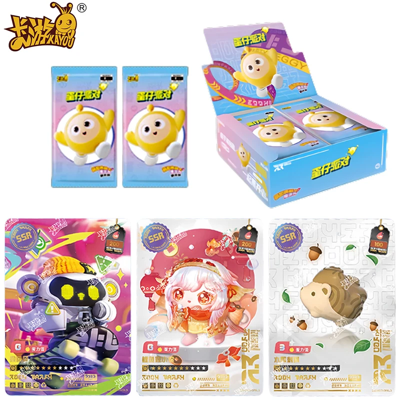 

KAYOU Официальная подлинная карта Eggy Party Card New Tide Card Bag Fourth Set Game Collection Cards Аниме Периферийные игрушки Флэш-карта Подарки