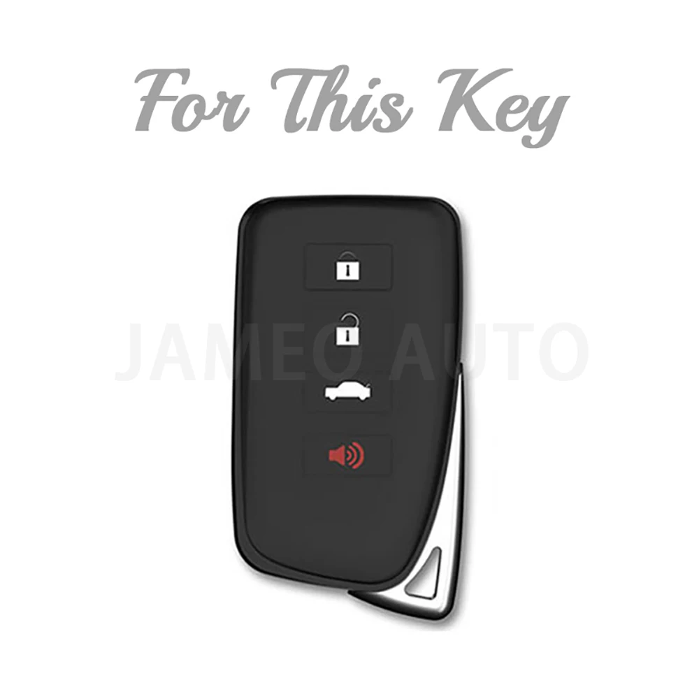 TPU Car Key Case Cover for Lexus NX ES GS RX IS RC LX 200 250 350 450H 300H ES200 4 Buttons Auto Remote Key Holder Shell Fob