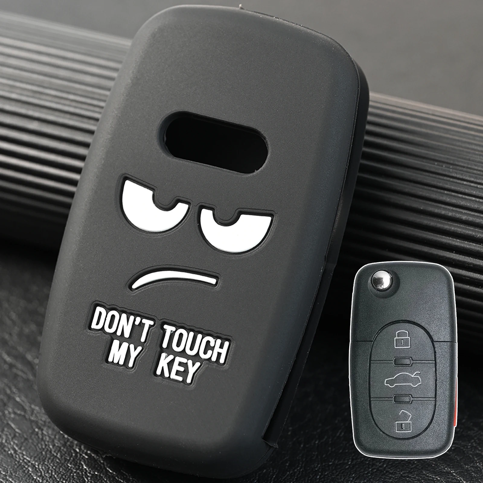 Shell remoto da tampa da chave do silicone, Audi A2, A3, S3, A4, S4, RS4, A6, S6, Allroad, A8, S8, TT, Roadster, Cabriolet, Allroad, Quattro, RS6