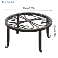 【ZYAA-1】Metal Potted Plant Stands Duty Rustproof Iron Round Flower Pot Stands Plant Holder Support Rack Plant Stand Rack - Image 6