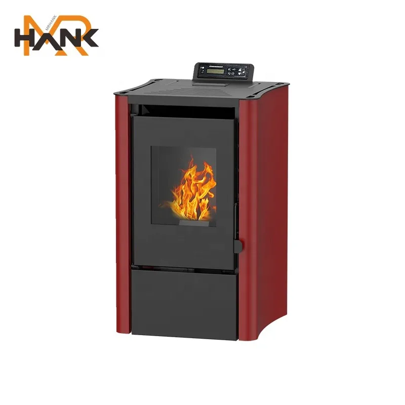 PSC-6B 6KW Pellet Stove Freestanding Wood Hot Sale Modern Energy For Indoor 6KW PSC6B With Remote Control Green Living Room