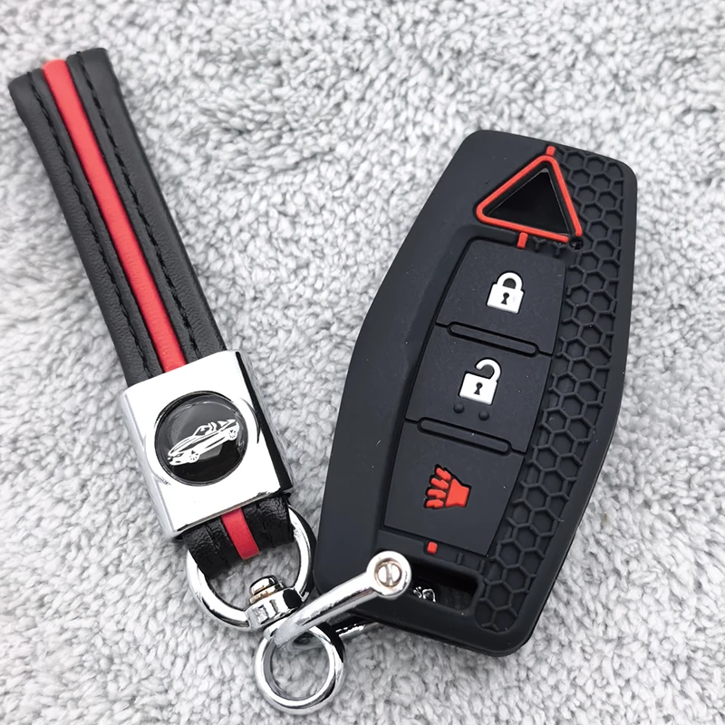 3 Buttons Silicone Car Remote Key Cover Shell Holder for Mitsubishi Outlander 2022 2023 2024 Case Keyless Protector Accessories - view 4