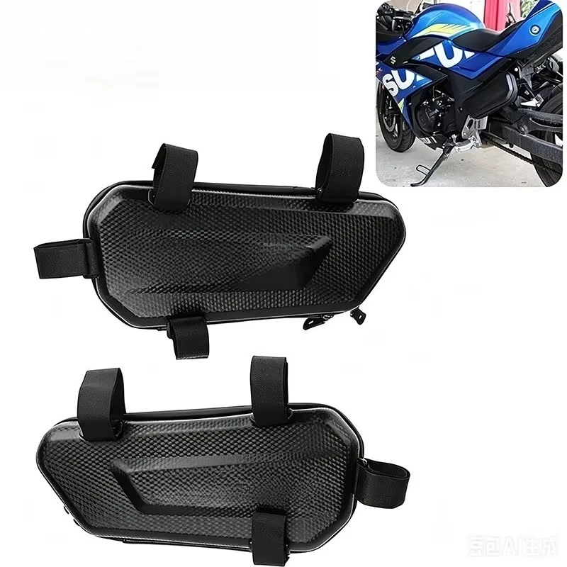 Waterproof Motorcycle Frame Packages MTB Bike Side Bag Motorcycle Saddle Bag Cycling Front Top Tube Bag Cycling Motor Accessorie