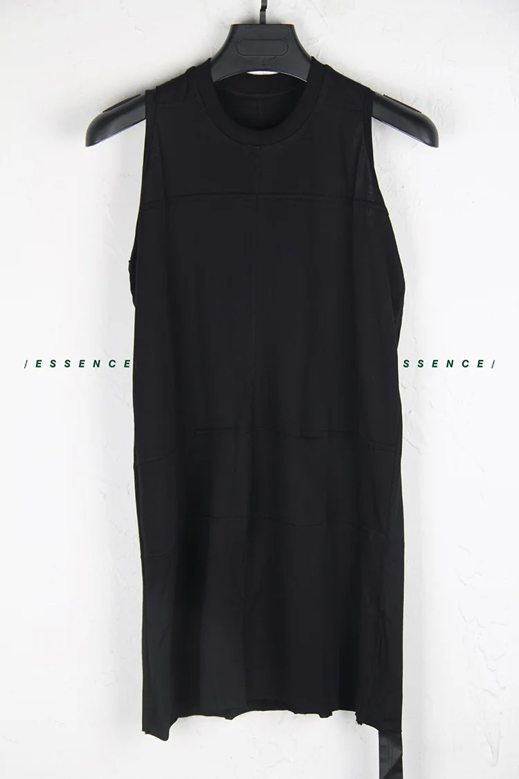 

Rodrk Men's Loose Fit k Sle 3D Tailored Vest Faionable Urban round Ne Sweat Vest Hip Hop Base Layer Vest