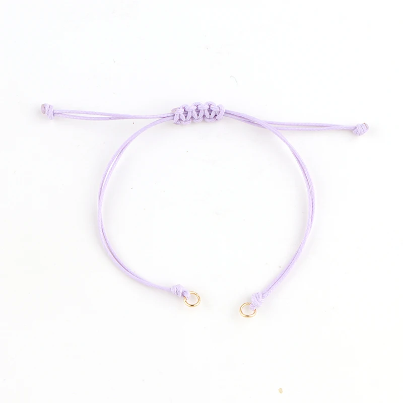 20 stks/partij Handgemaakte Wax Draad Gevlochten Armband Verstelbare Waxkoord Hanger Ketting voor DIY Handgemaakte Armband Accessoires Sieraden