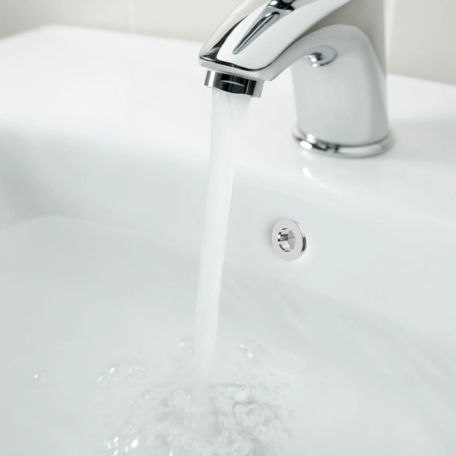 

Sink Round Trim Ring For Bathroom Kitchen Basin Tub Drain Cap Prevent Overflow Durable Sealing Ring Sink Hole Cover Wash