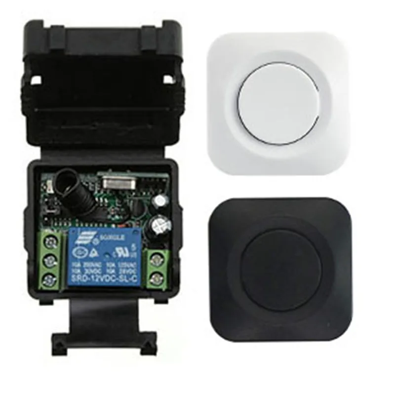 حار DC12V 24 فولت 1CH اللاسلكية التحكم عن بعد التبديل 10A التتابع وحدة الاستقبال RF الارسال الصغير مع 315/433 ميجا هرتز التحكم عن بعد #1