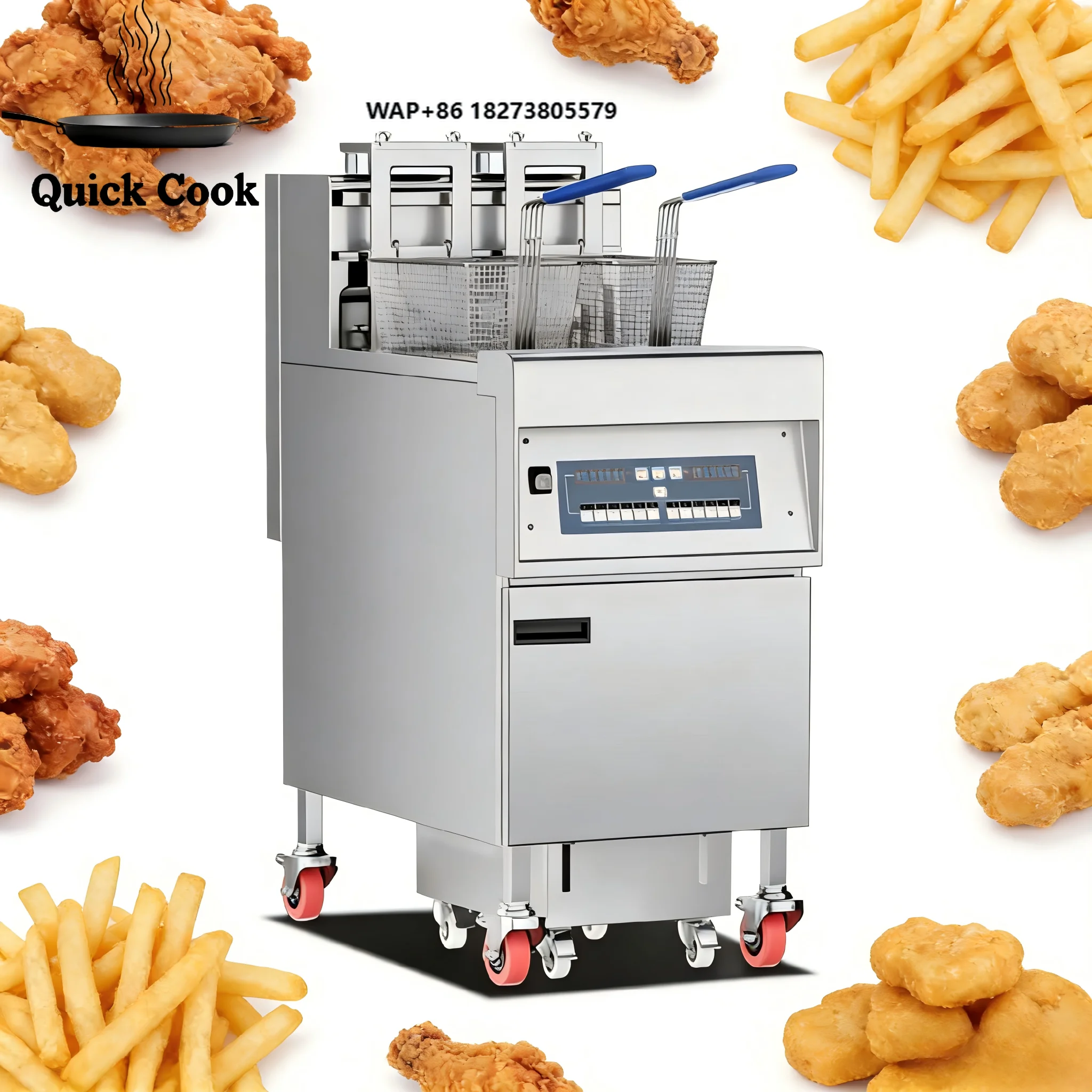 Multi-functional Henny Penny High Cost Performance Deep Fryer Automatic Basket Auto Lift Frite Open Fryer