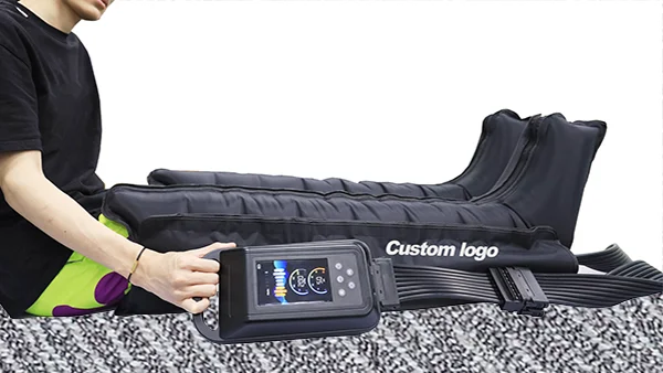 Rechargeable cordless recovery battery boot pant compression boots air massage pressotherapy