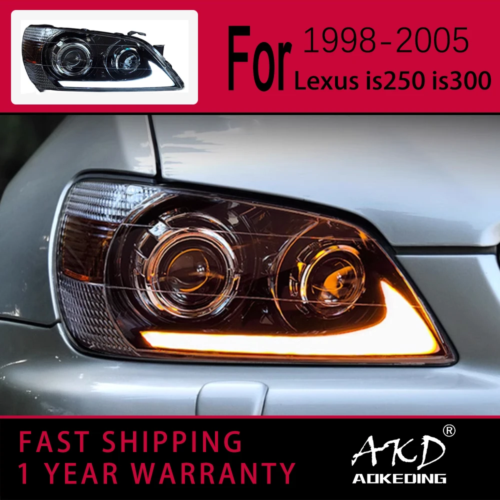 Car Lights for Lexus IS250 IS300 LED Headlight 2006-2012 is350 Head Lamp Drl Projector Lens Automotive Accessories