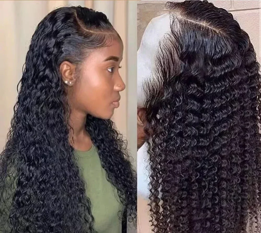 Big Lace Natural European and American Wig African Long Curly Hair Ladies Chemical Fiber
