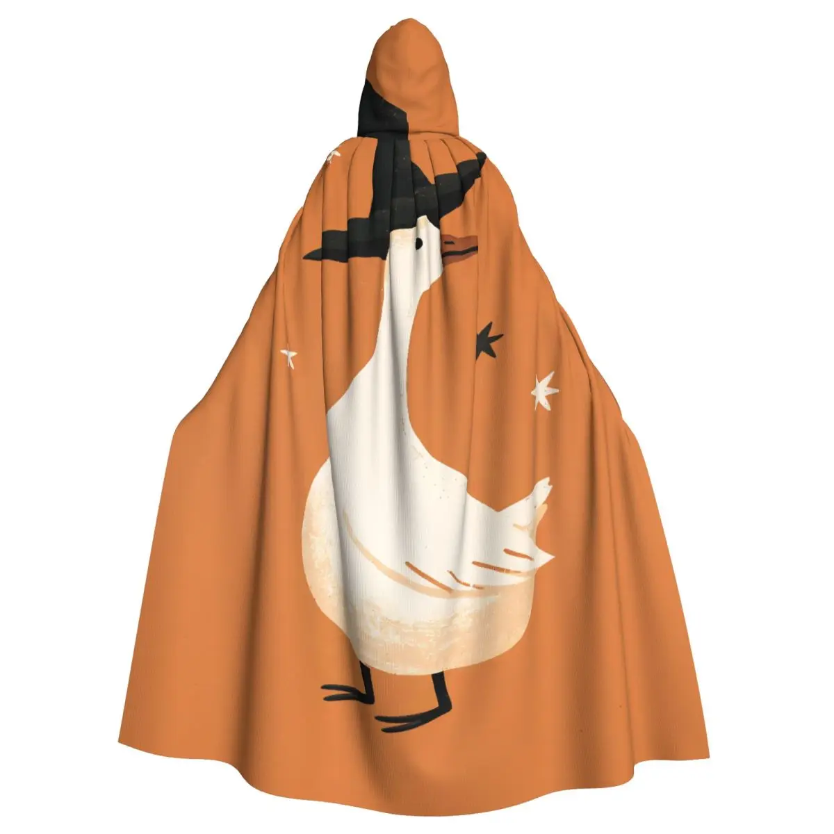 Spooky Goose Halloween Hooded Cloak Witch Kawaii Aldult Cape Unique Costume Party Accessory
