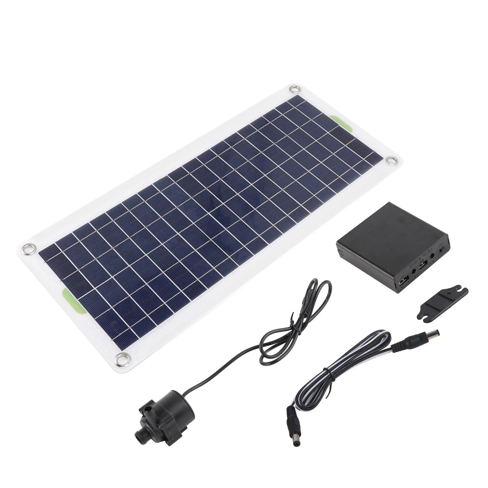 

Solar Fountain Water Pump with Panel Solar Kit Solar Fountain Powered Moving Water Wide Application 30W Power for Pond Garden