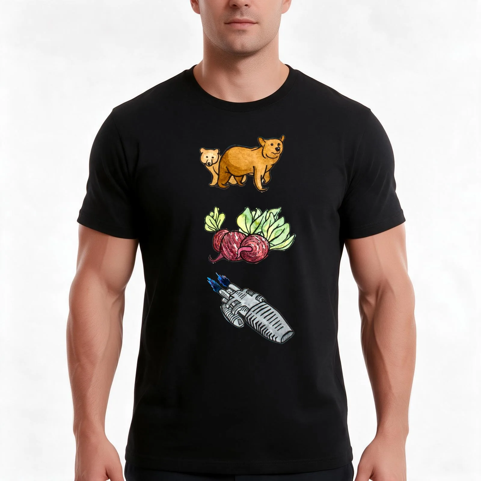 Bears, Beets, Battlestar Galactica - The Office T-Shirt, Summer Casual Cotton Tee, Oversized Streetwear Tops, Unisex Men Women