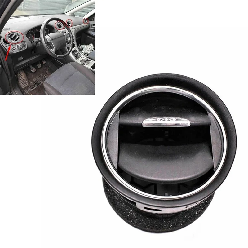 ยาวนาน 5X Dashboard Air Vent รอบเครื่องปรับอากาศ Air Outlet Grille สําหรับ Ford Mondeo Galaxy S-Max 6M21U018B09ADW
