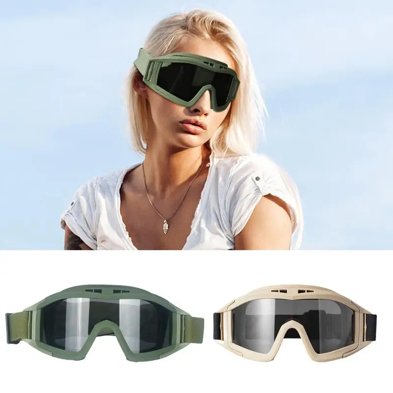 Motocross Goggles Motorcycle Safety Goggles Professional Motorcycle Motocross Goggles Anti-Scratch Eye Protection Goggles