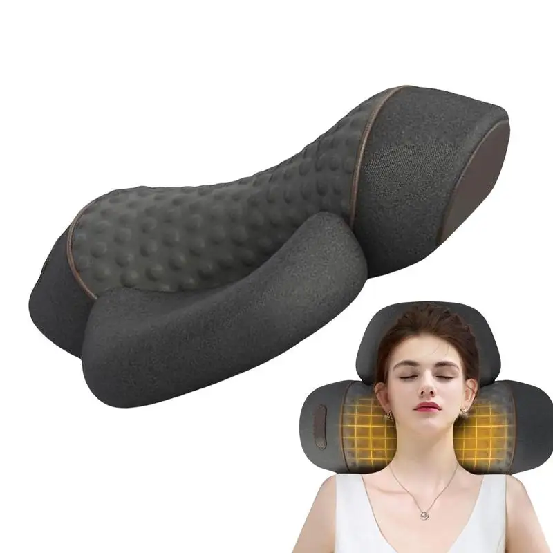 Fisiorest 3in1 Neck Massager Heat Neck Massager For Deep Tissue Pain Relief Improves Blood Circulation Shoulder Massager Pillow