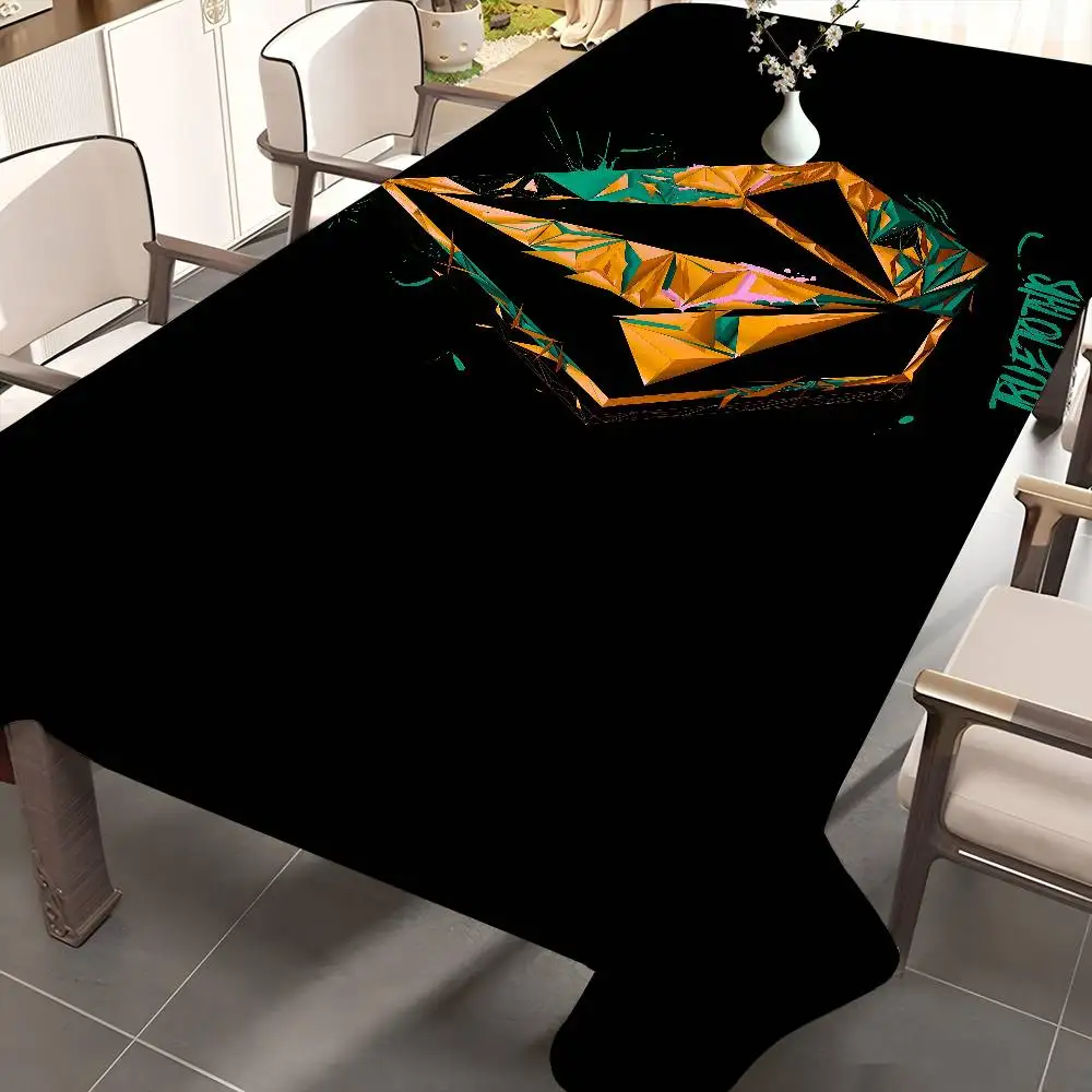 V-Volcoms-S Logo Home Tablecloths Dining Decoration And Rectangular Table Accessories Waterproof Cloth Anti-stain