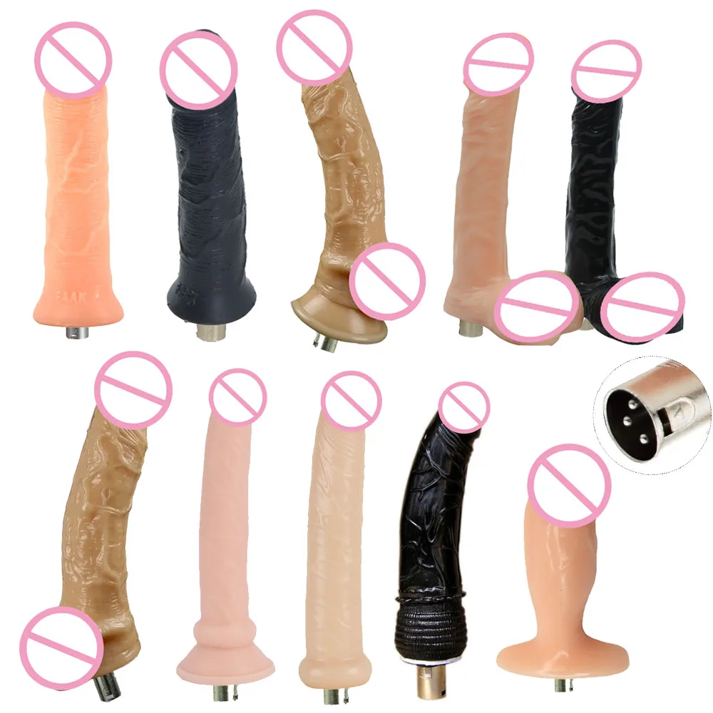 Soft Lifelike Dildos Anal Sex Toys for Women and Men Pleasure Adult Masturbation Sex Machine 3XLR Penis Attachments for Couple