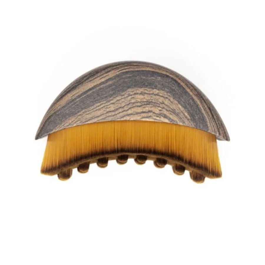 1pc Crescent Face Contour Brush, Lymphatic Massage Advanced Makeup Brush, for Face, Chin Neck Massage Personal Care Perfect Gift