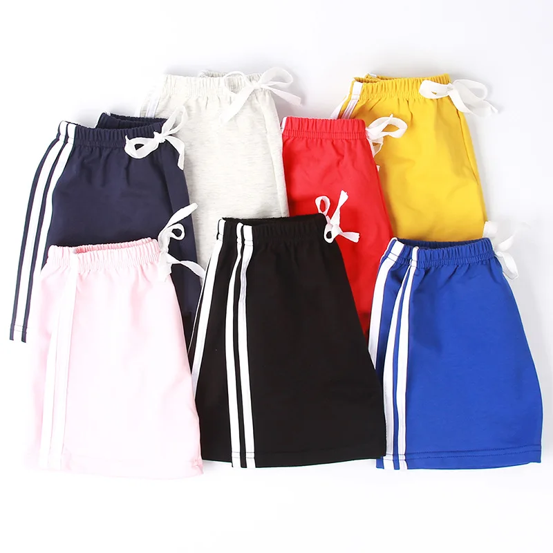 Korean Style Kids Clothing Summer Boys And Girls Short Pants Children\'s Shorts For 2 To 14 Years Toddler Baby Clothes Red Shorts