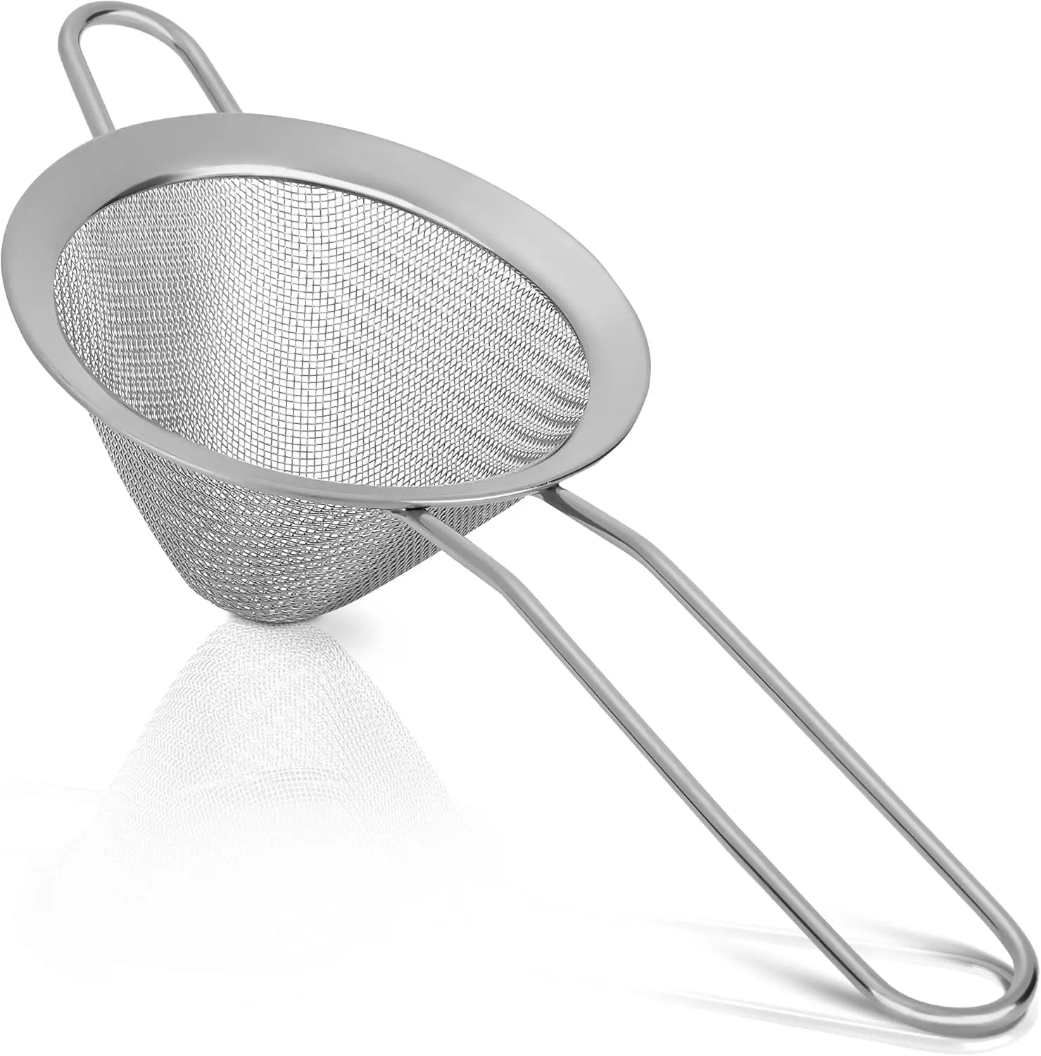 

Upgraded 3.3 304 Stainless Steel Fine Mesh Strainers for Kitchen, Cocktail Strainer Tea Coffee Juice Strainer Food Strainer Mini