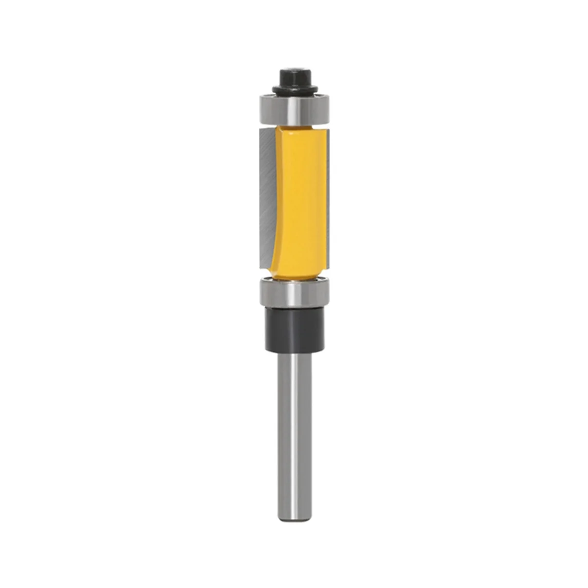 ABNJ 1/2 6mm Shank Flush Trim Router Bit with Double Bearing Router Bit Drill Tool for Wood Formwork Pattern A view 5