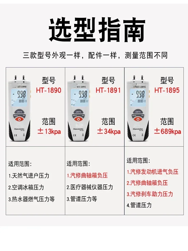 cheap and high quality Auto Repair Negative Pressure Gauge Vacuum Gauge Differential Pressure Gauge Cheap And Fine
