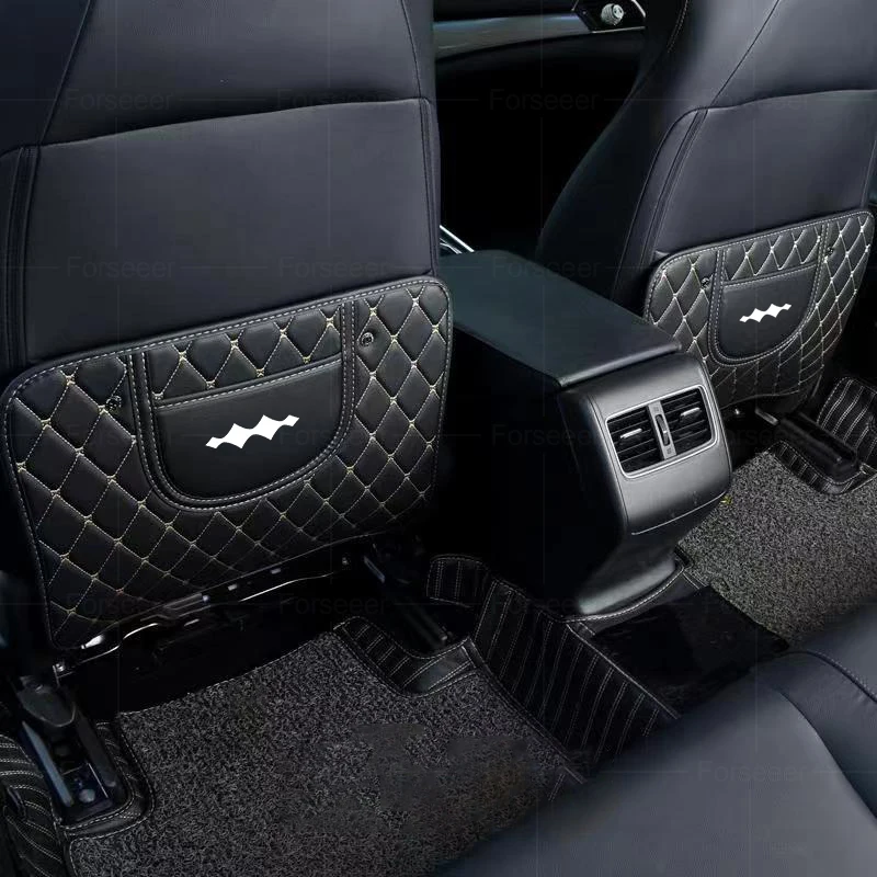 1Pcs Car Seat Anti Kick Pad Seat Back Protector Mat For BYD Leopard 5 4.8S FangChengBao 5 2023 2024 Leopard5 Accessory Styling