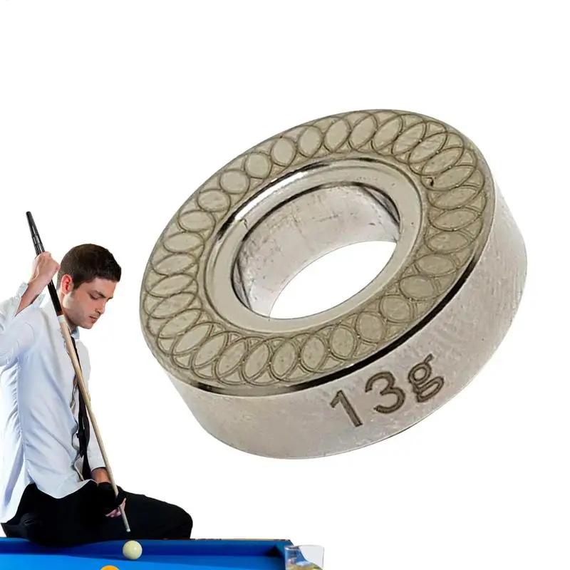

Billiards Cue Stick Weight Bolts Stainless Steel Billiard Cue Stick Weight Ring Club Accessories For Men Youth Dad Husband