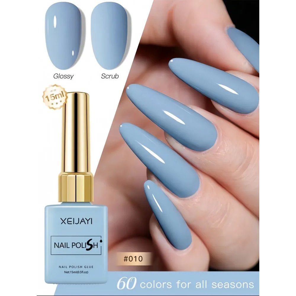 XEIJAYI Nail Gel Polish 60 Color High Quality Product Nail Art Soak Off Odorless Organic UV Gel Nail Polish Varnish Gel Lacquer