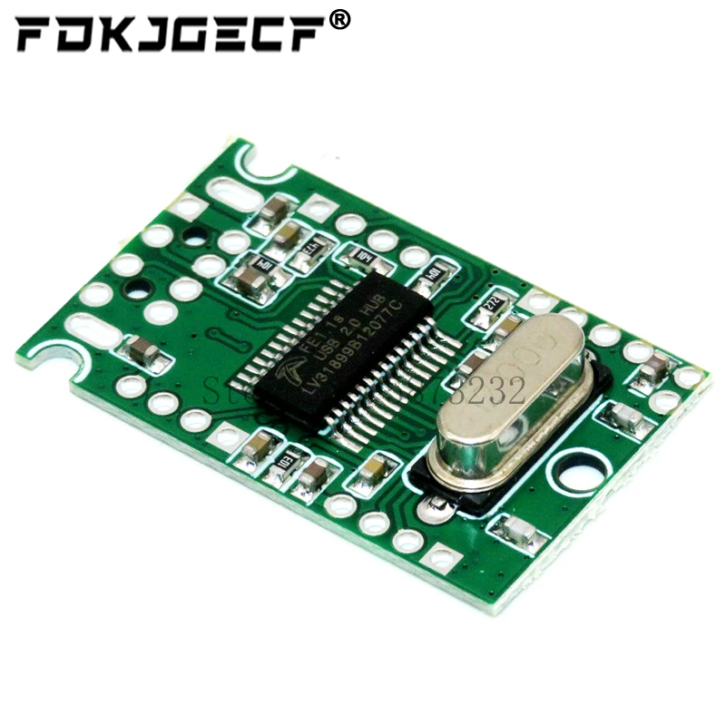 USB 2.0 Expansion Module HUB Concentrator 1 Minute 4 1 Drag 4 Interface Transfer Development Board Drive-Free