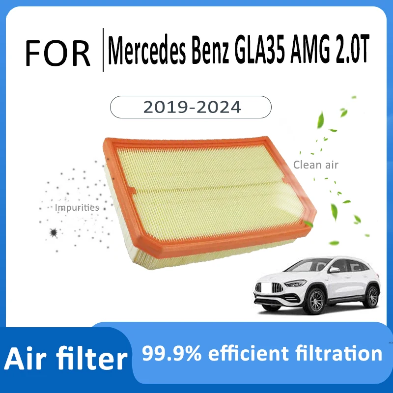 

Для Mercedes Benz GLA35 AMG 2.0T 2019~2024 A2600940300 воздушный фильтр автомобильный фильтр с высоким расходом автоматический фильтр двигателя аксессуар открытый впускной коллектор