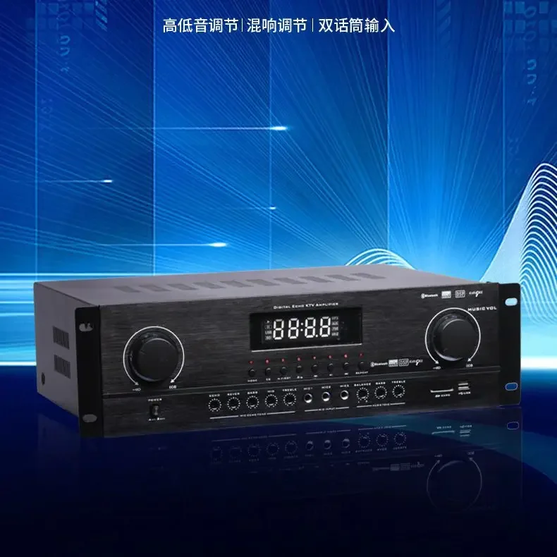 Karaoke Constant Resistance Power Amplifier, Car U Disk SD Card Bluetooth Subwoofer