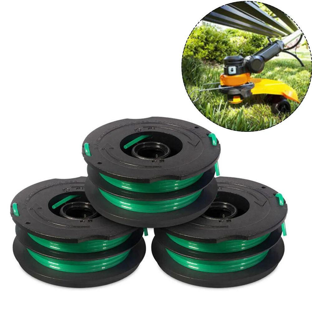 3pcs Brush Cutter Cutting Line Spool For Black & Decker DF-080 RC-080-P Spool 080 String Trimmer GH1000 GH1100 Grass Trimmer