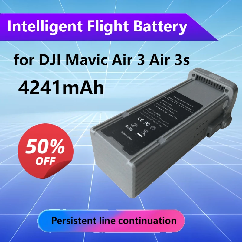 

for DJI Smart Flight Battery Accessory 4241mAh for DJI Mavic Air 3 Air 3s Rechargeable Battery