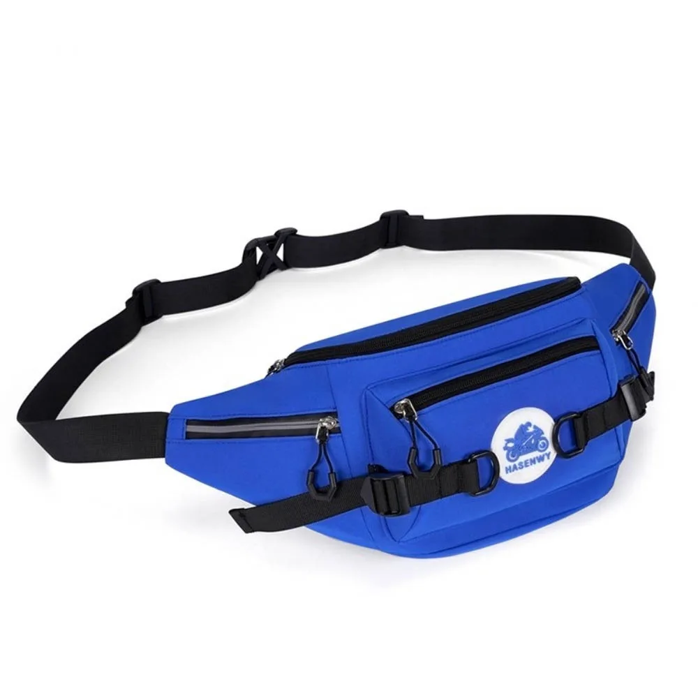 

Japanese style Shoulder Waist Bag With Rflective Strip Multi-pocket Women Chest Bag Fanny Pack Waterproof Sports Crossbody Bag