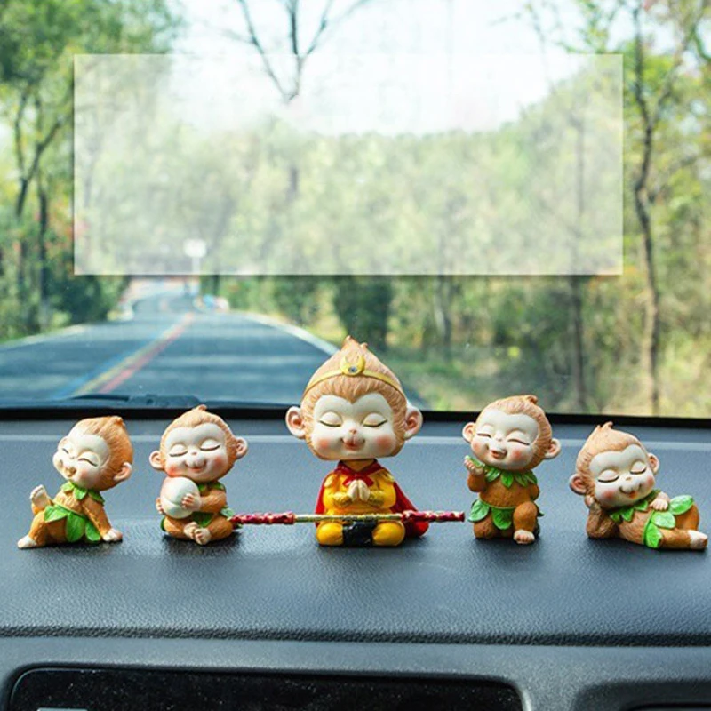 Wukong Decoration Golden Cudgel Monkey Resin Decoration Car Interior Decoration Desktop Decoration